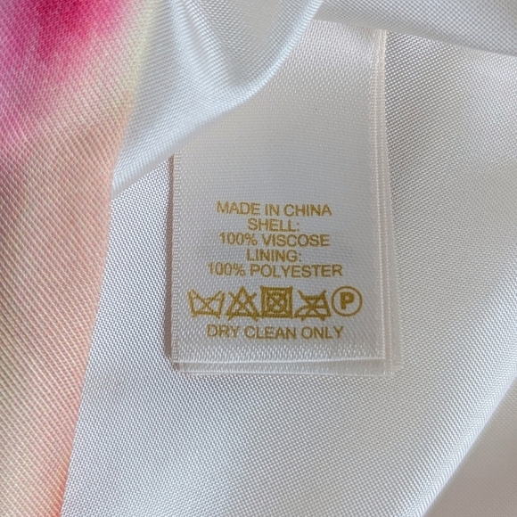 Kate Spade Giverny Bowden Sleeveless Floral Sheath Dress Fuchsia Aqua Orange - Picture 7 of 11